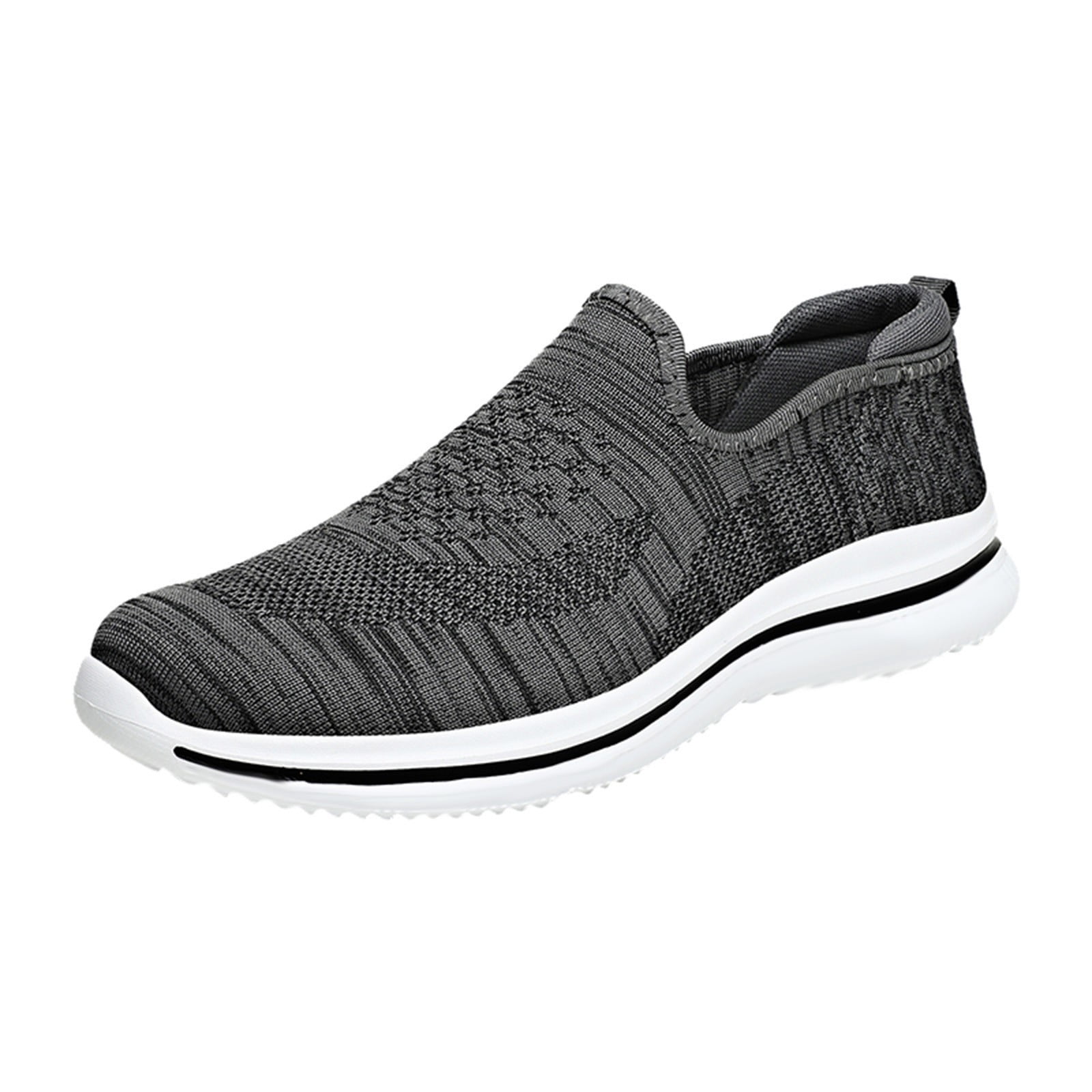 Rrunsv Men Low Top Shoes Classic Casual Sneakers Fashion Volleyball Shoes Tennis Shoes Fashion Grey,10.5
