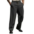 thumbnail image 1 of Rrunsv Men Pants Men's Sweatpants Open Bottom Pants Lightweight Casual Jogger Pants with Pockets Black,XL, 1 of 5