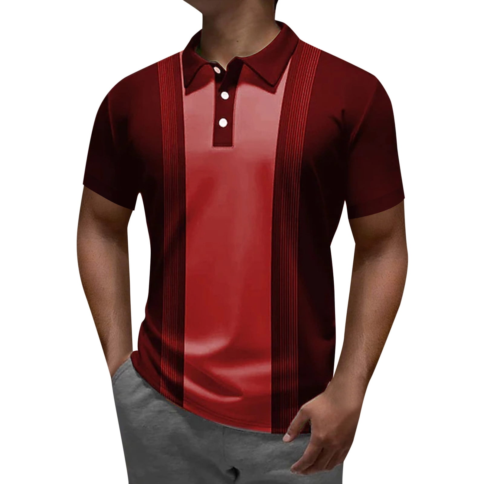 Rrunsv Men'S Casual Dress Shirts Mens Fashion Polo Shirts Cotton