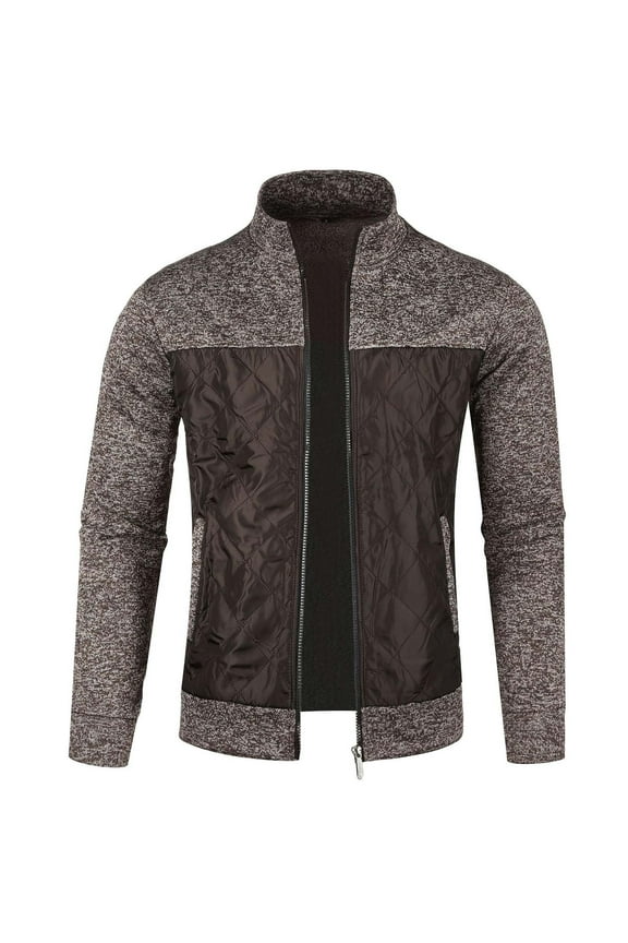 Men's Lightweight Softshell Coats Warm Lined Windbreaker Waterproof Soft Shell for Outdoor Hiking Summer Jacket Men Coffee,L