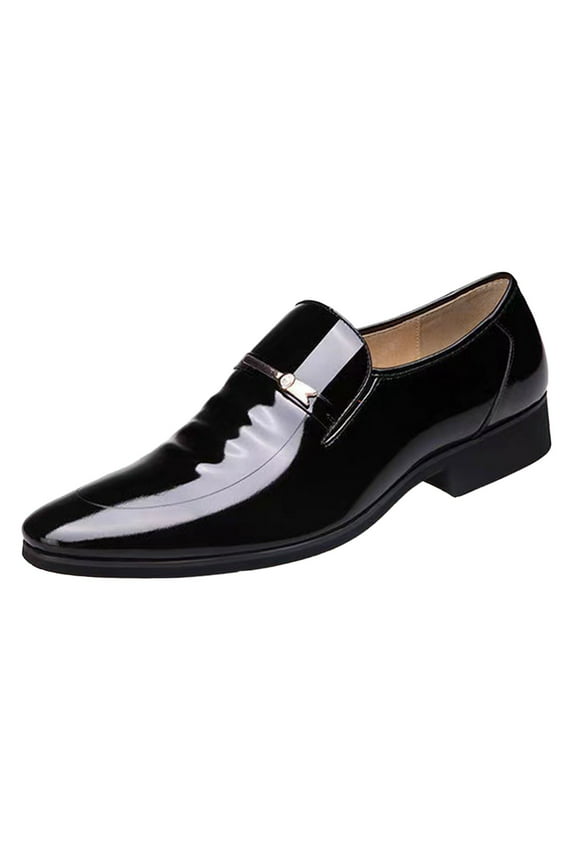 Mens Comfortable Dress Shoes Mens Dress Shoes Oxfords Casual Classic Comfortable Formal Business Dress Shoes for Men Black,43
