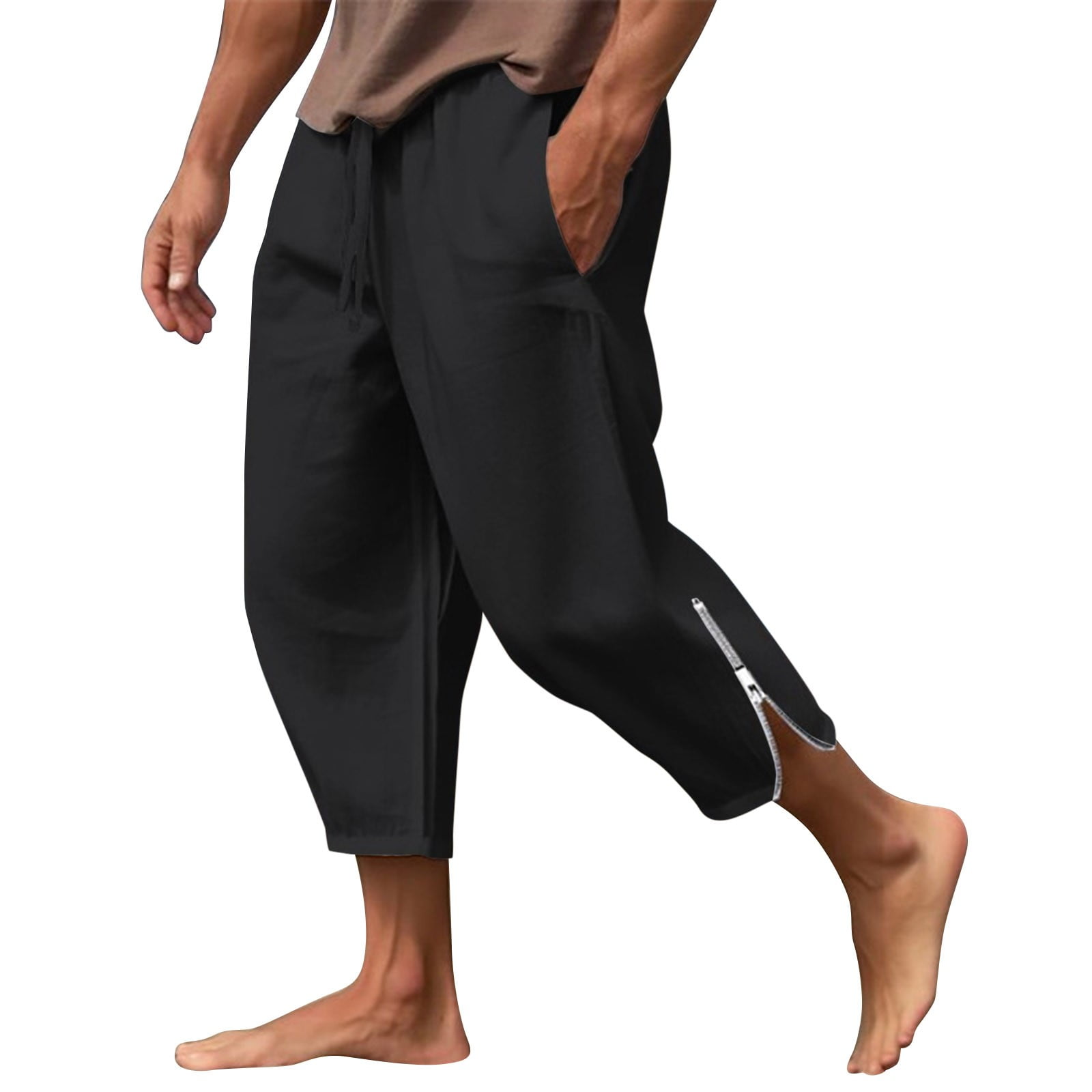 Rrunsv Mens Dress Sweatpants Men's Fashion Stretch Dress Pants Slim Fit Plaid Pants Casual