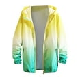 thumbnail image 1 of Rrunsv Mens Jackets Men's Lightweight Cotton Jacket Stand Collar Coat Yellow,XXXL, 1 of 4