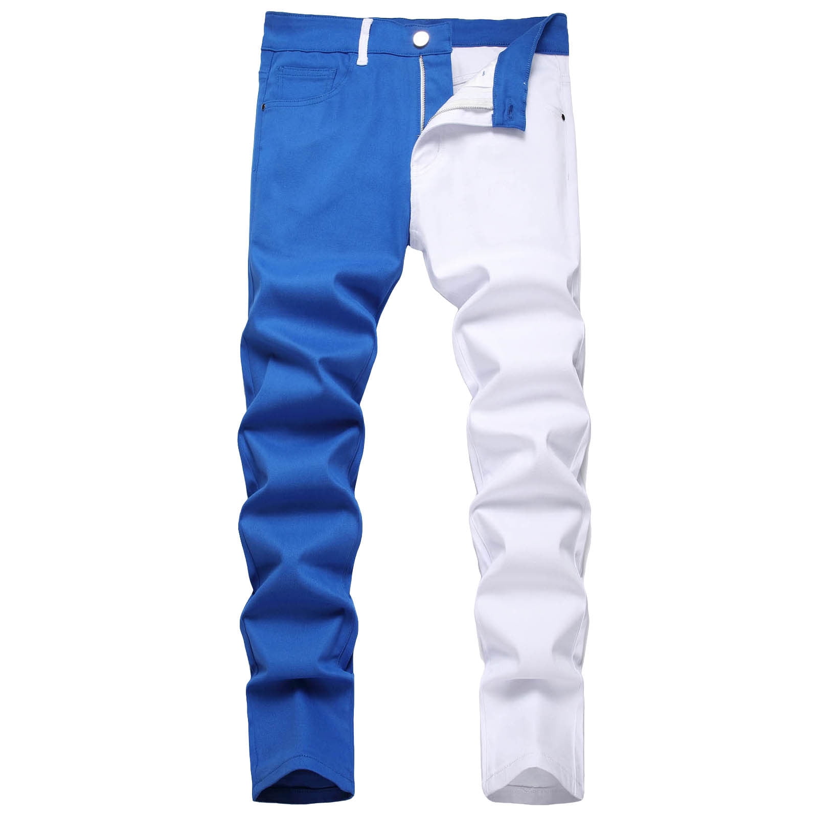 Men's White Straight Fit Jeans main image 1