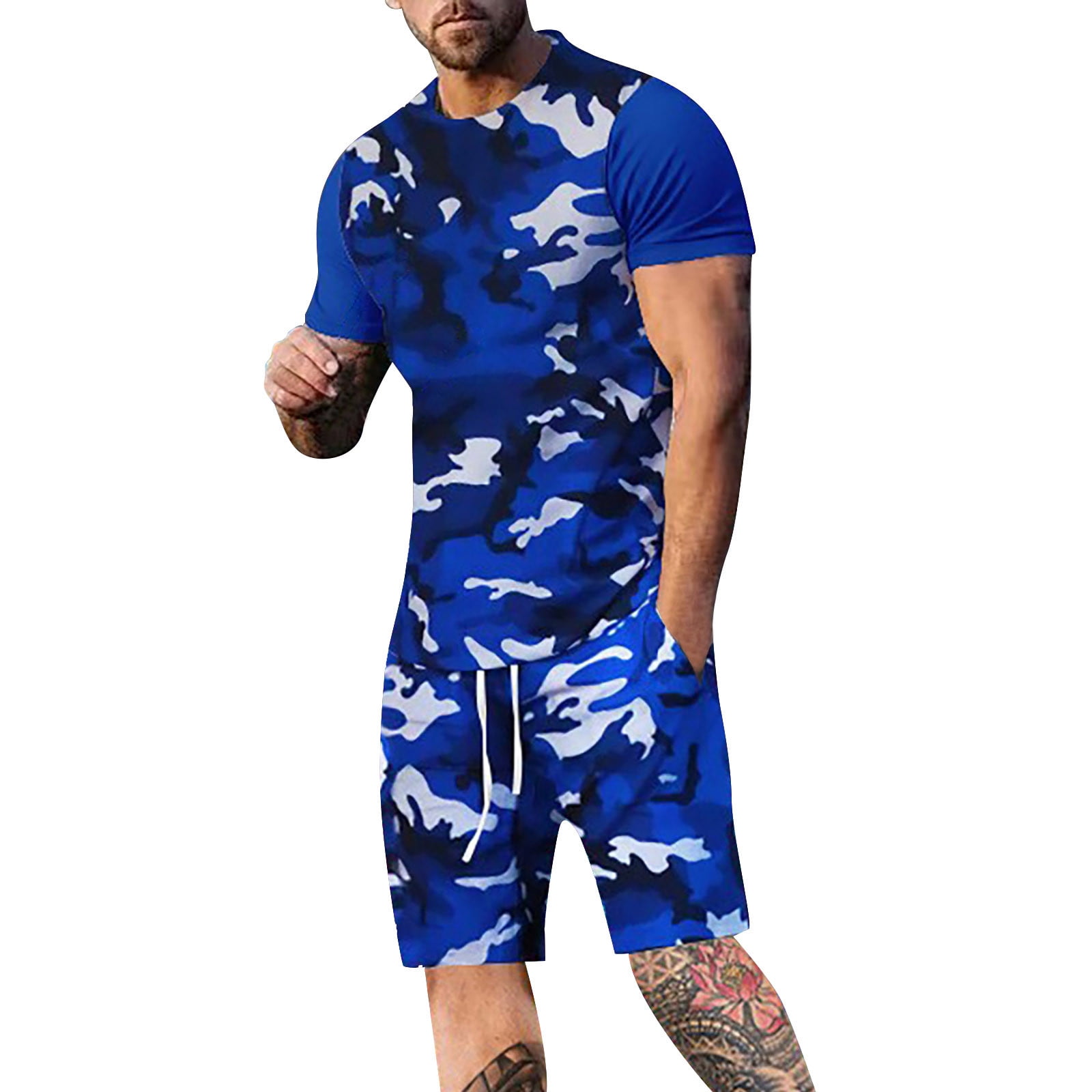 スーツ M ICON SUMMER SUIT SHORTS MON youcai 2 Pcs Linen Men Suits Summer Shorts Blazer Set Beach
