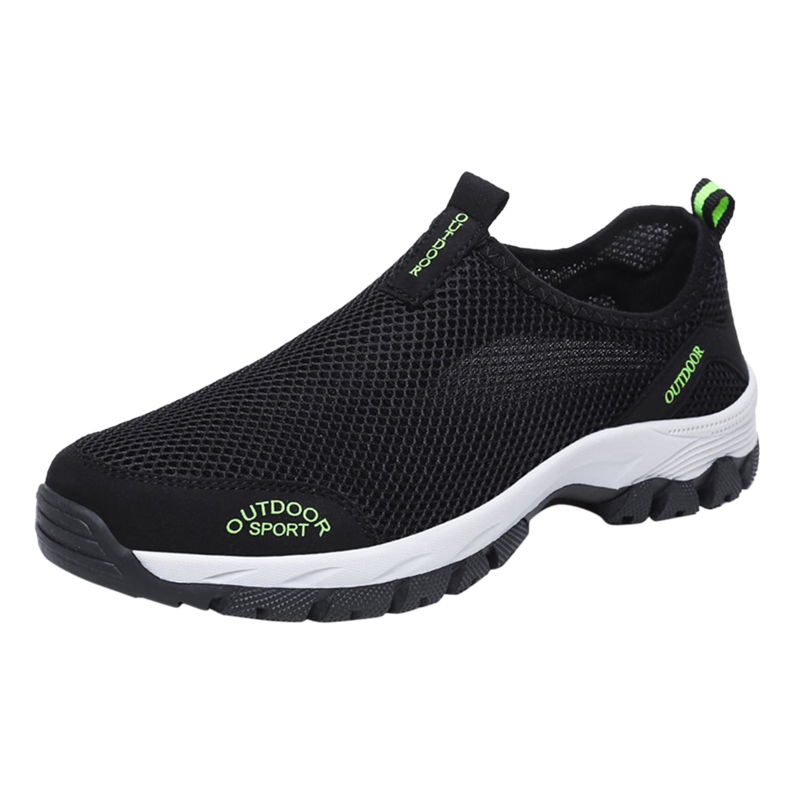 Rrunsv Mens Slip On Sneakers Mens Running Walking Gym Shoes Casual
