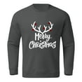thumbnail image 1 of Rrunsv Mens Sweatshirt Shirt for Men Fashion Casual Stripe Printed Long Sleeve O-Neck Shirts Tops Blouse Grey,XL, 1 of 3