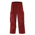 thumbnail image 1 of Rrunsv Pants for Teen Girls Sweatpants Kids Active Jogger Pants Casual Athletic Pants with Drawstring Pockets Red,7-8 t, 1 of 7