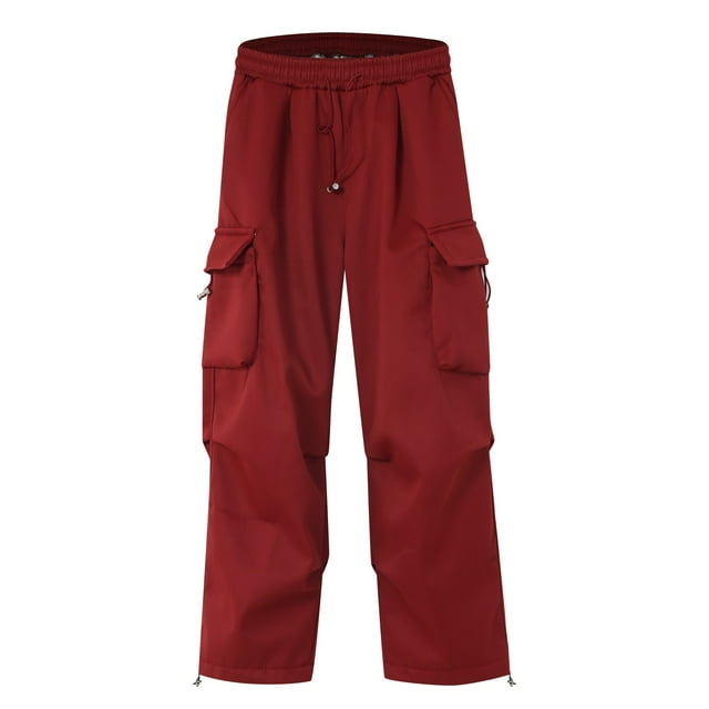 Rrunsv Pants for Teen Girls Sweatpants Kids Active Jogger Pants Casual Athletic Pants with Drawstring Pockets Red,7-8 t