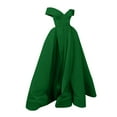 thumbnail image 1 of Rrunsv Party Dresses for Women Elegant Classy Women's Sexy Long Sleeve Ruched Dress V Neck Party Evening Club Maxi Dress Green,XXL, 1 of 4