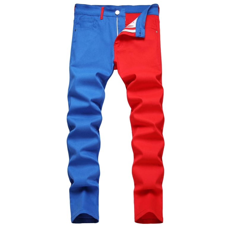 Rrunsv Stretch Jeans Men Men's Slim Fit Jeans Stretch Destroyed