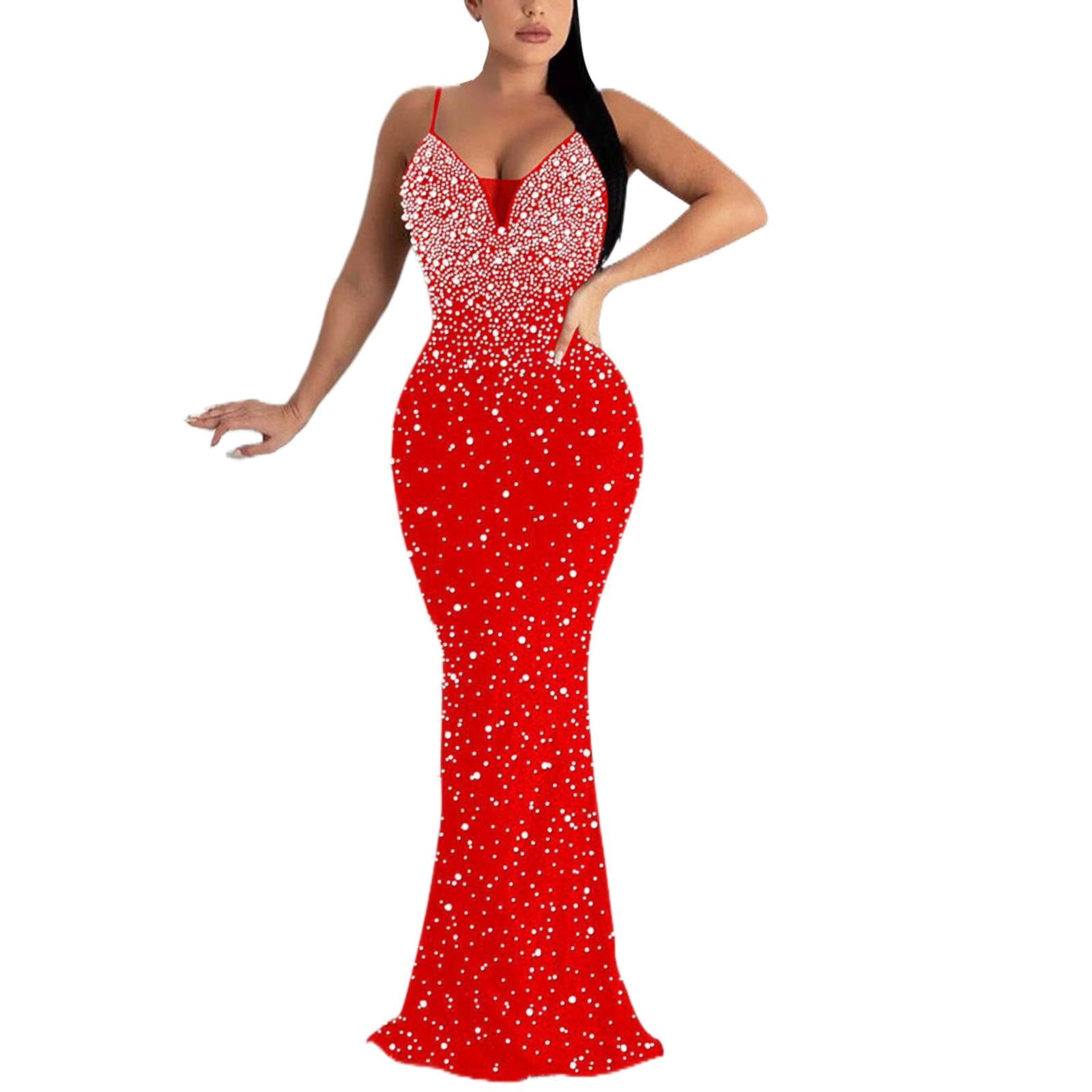 Rrunsv Women Dresses for Special Occasions Women's Long Sleeve Maxi Bodycon  Dresses V Neck Ruched Evening Dress RD1,XXL - Walmart.com
