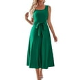 thumbnail image 1 of Rrunsv women's Dresses Summer Cute Floral Flowy Sundressses Beach Dress for Women Green,S, 1 of 5