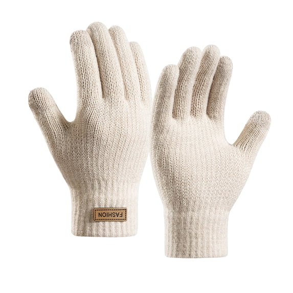 Rrxhxhs Gloves for Men Winter Touchscreen Protection From Cold Knitting Outdoor Keep Warm Gloves