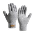 thumbnail image 1 of Rrxhxhs Gloves for Men Winter Touchscreen Protection From Cold Knitting Outdoor Keep Warm Gloves, 1 of 5