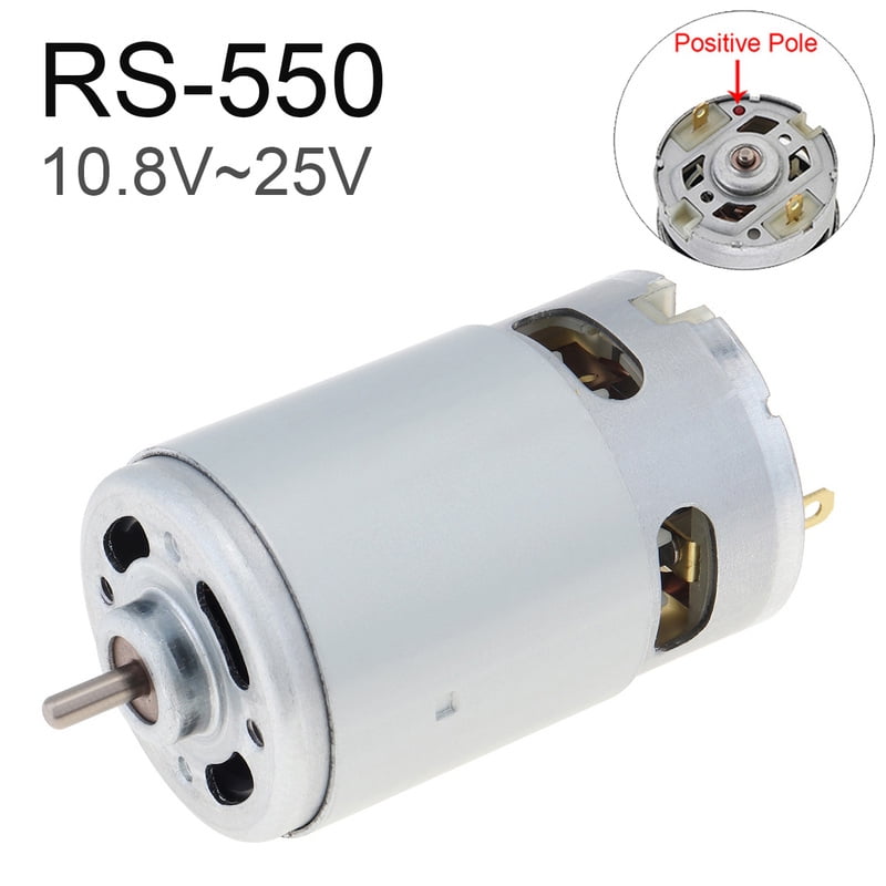 Rs550 DC Motor 10. 8v-25v high speed Rs 550 electric tools micro motor for electric drill driver cordless screwdriver accessory