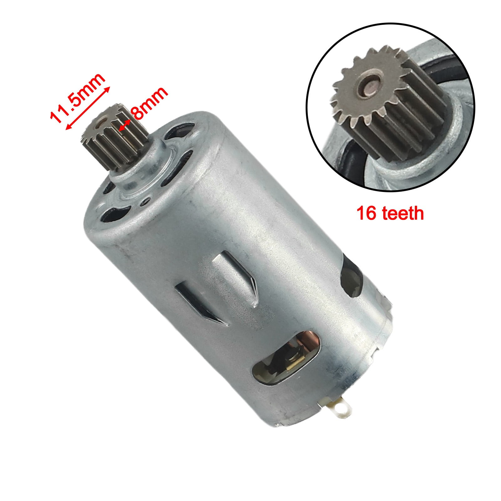 Motore RS550 16 Denti Per Avvitatore - 16.8V O 25V, Con Ventola Di Raffreddamento