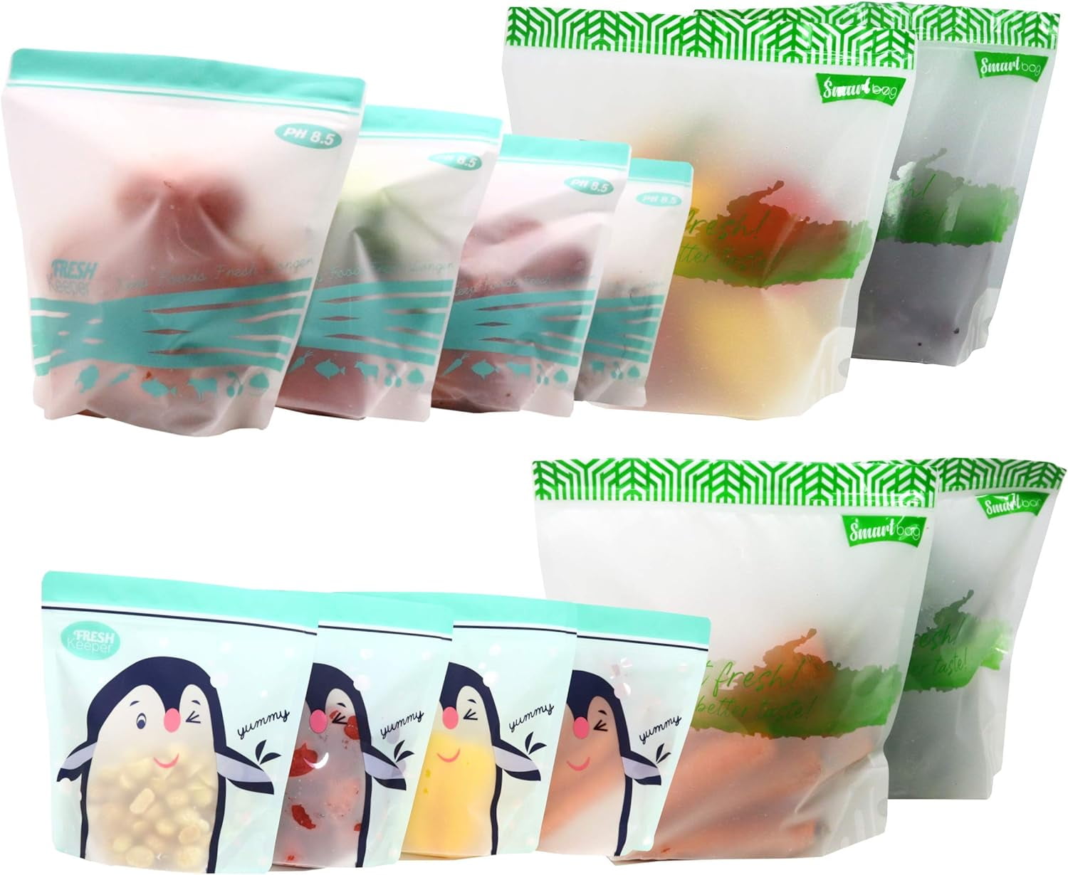 Rsable Food Storage Bags (Rsable Sandwich bag, Rsable Snack bag, Rsable