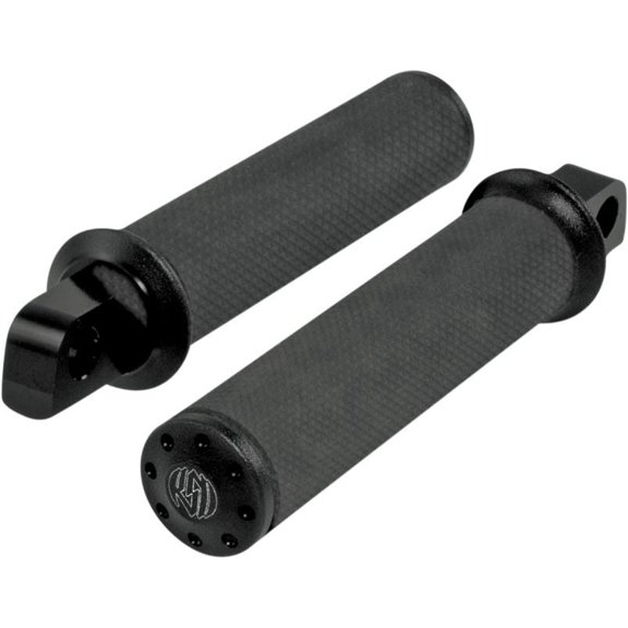 Rsd 0035-1088-SMB Tracker Footpegs with Straight Male Mounts - Black Ops