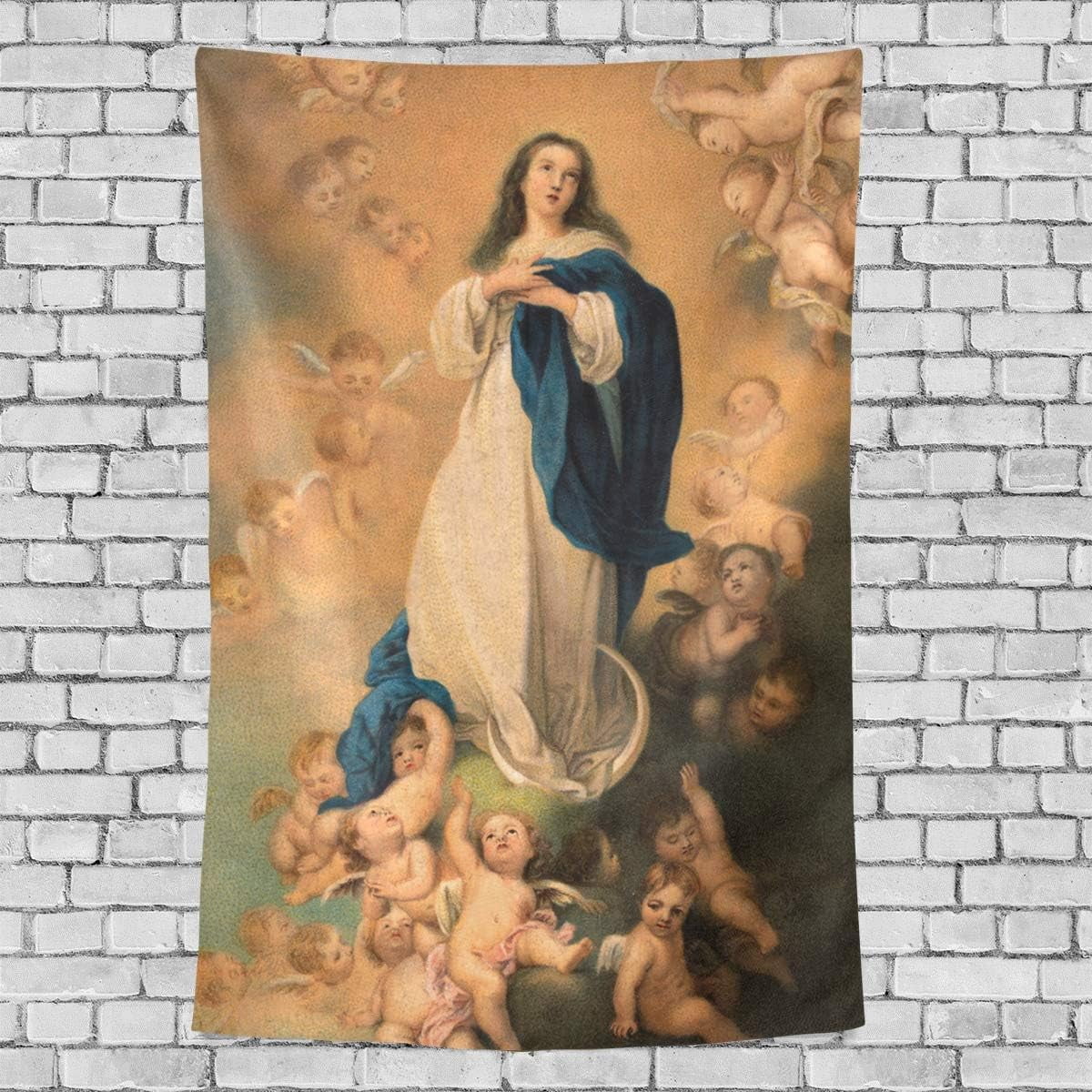 unknown 長 vintage the Virgin Mary tapestry unknown 長 vintage the Virgin Mary tapestry
