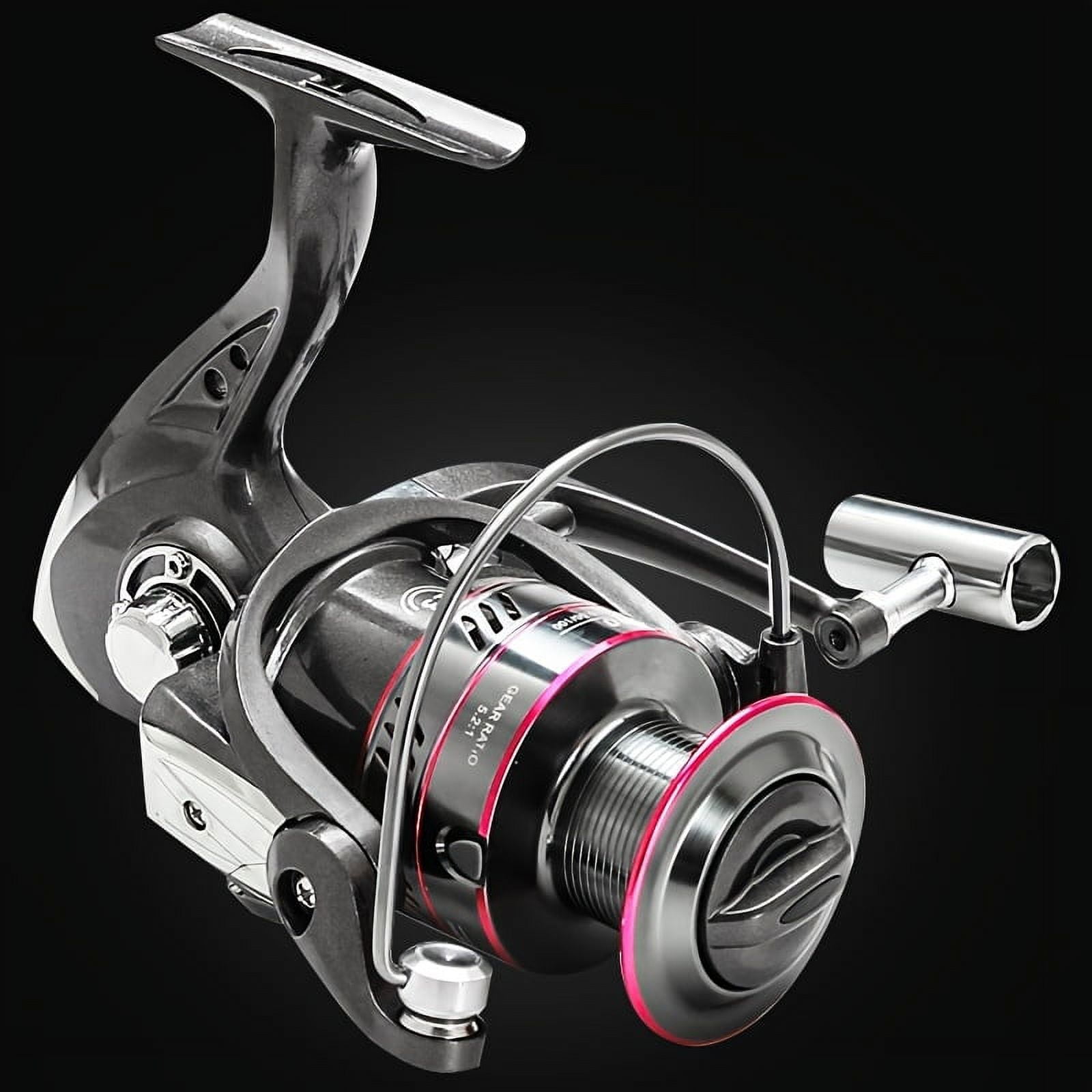 Eagle Claw GUN-50 Gunnison Spinning Reel, Size 50, 5.1: Gear Ratio, 7+1  Bearings : Spinning Fishing Reels : Sports & Outdoors 