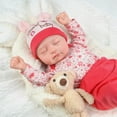 thumbnail image 1 of RSG 20-Inch Lifelike Reborn Baby Doll, Soft Cloth Body Newborn Baby Doll with Accessories, 1 of 7