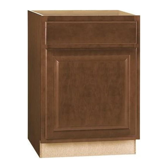 Rsi Home Products Hamilton Base Cabinet, Fully Assembled, Raised Panel, Cafe, 24X34-1/2X24 In. - 2478129