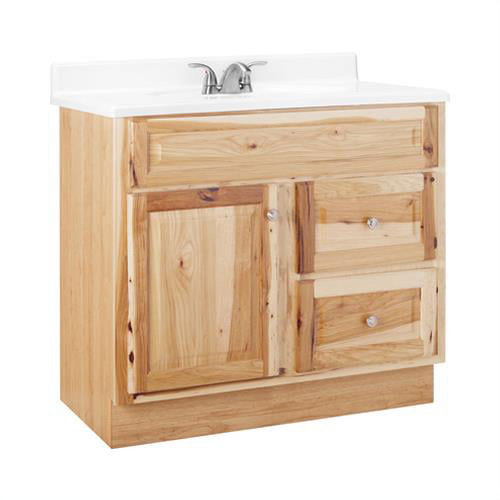 Rsi Home Products Sales CBHNHK36D Hamilton Bathroom Vanity, Hickory