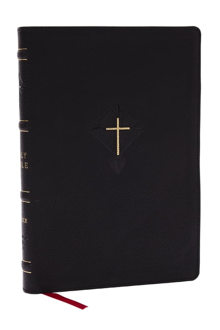 Rsv2ce, Thinline Large Print Catholic Bible, Black Leathersoft, Comfort Print, (Hardcover)