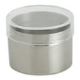 thumbnail image 1 of 4-Oz Clear Top Magnetic Tin Stainless Steel Home or Office Food Storage, 1 of 4