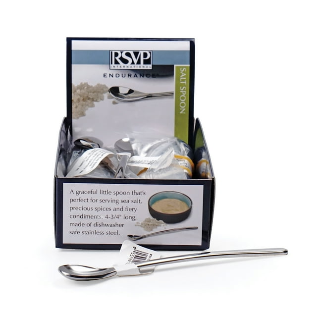 Rsvp International Salt/Condiment Spoon - 24 Pc Cdu