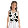 thumbnail image 1 of Rswnyirn Kids Boys Girls Cowboy Cowgirl Waistcoat Vest Tops Fancy Dress Up Black&White 5, 1 of 7