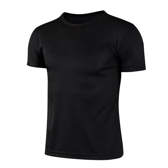 Rswnyirn Kids Boys UPF 50+ Rash Guard Short Sleeve Athletic T-Shirts Quick Dry Gym Tops Black 3-4