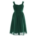 thumbnail image 1 of Rswnyirn Kids Girls Chiffon Sleeveless Flower Girl Dress Birthday Party Dress Green 6, 1 of 7