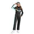 thumbnail image 1 of Rswnyirn Kids Girls Snowsuit One Piece Waterproof Ski Suits Warm Skiing Snowboarding Jumpsuit with Belt Black 16, 1 of 7