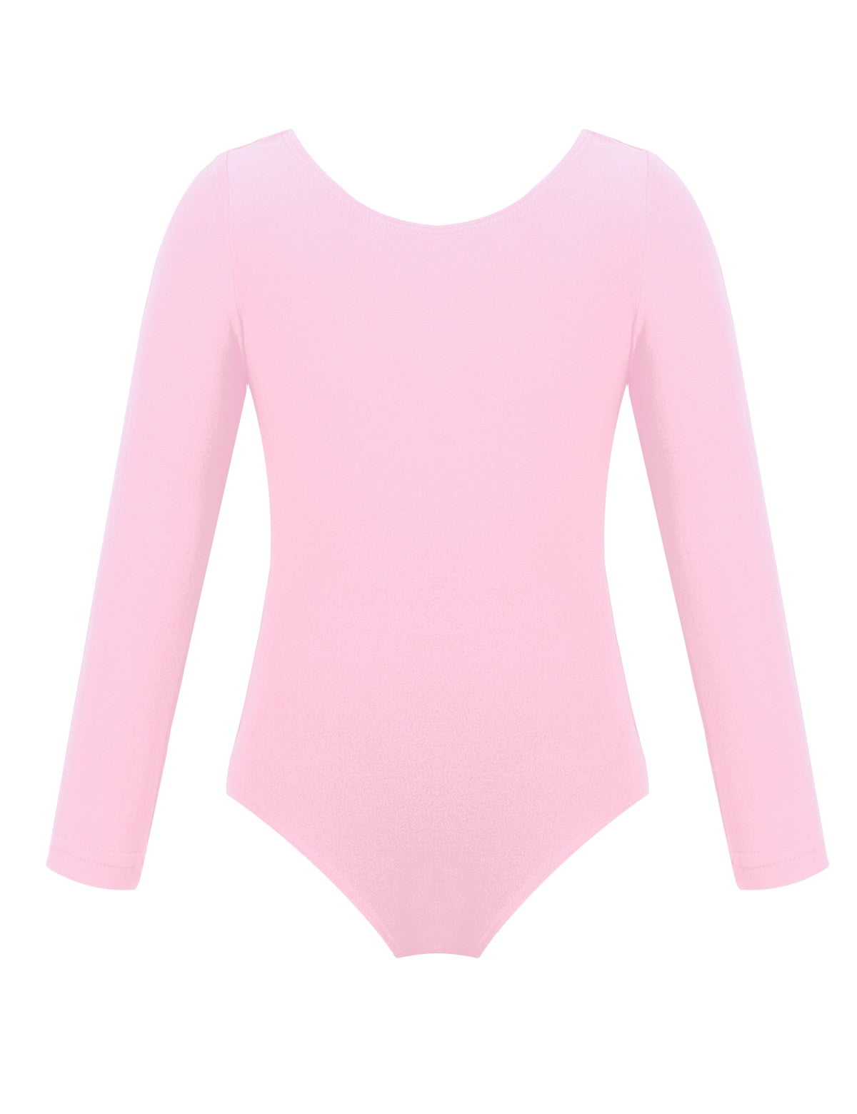 Rswnyirn Kids Girls Solid Color Ballet Dance Leotards Long Sleeve ...
