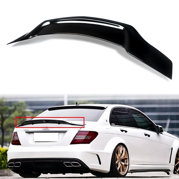 Rt Style Duckbill Trunk Spoiler For 2008-2014 Mercedes Benz W204 C250 C300 C63