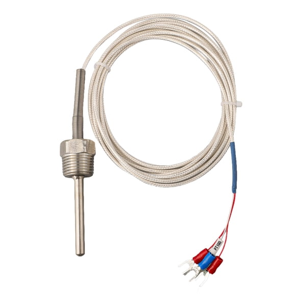 Rtd Pt100 Temperature Sensor Stainless Steel Probe 3 Wires 3 M Cable -50~200 