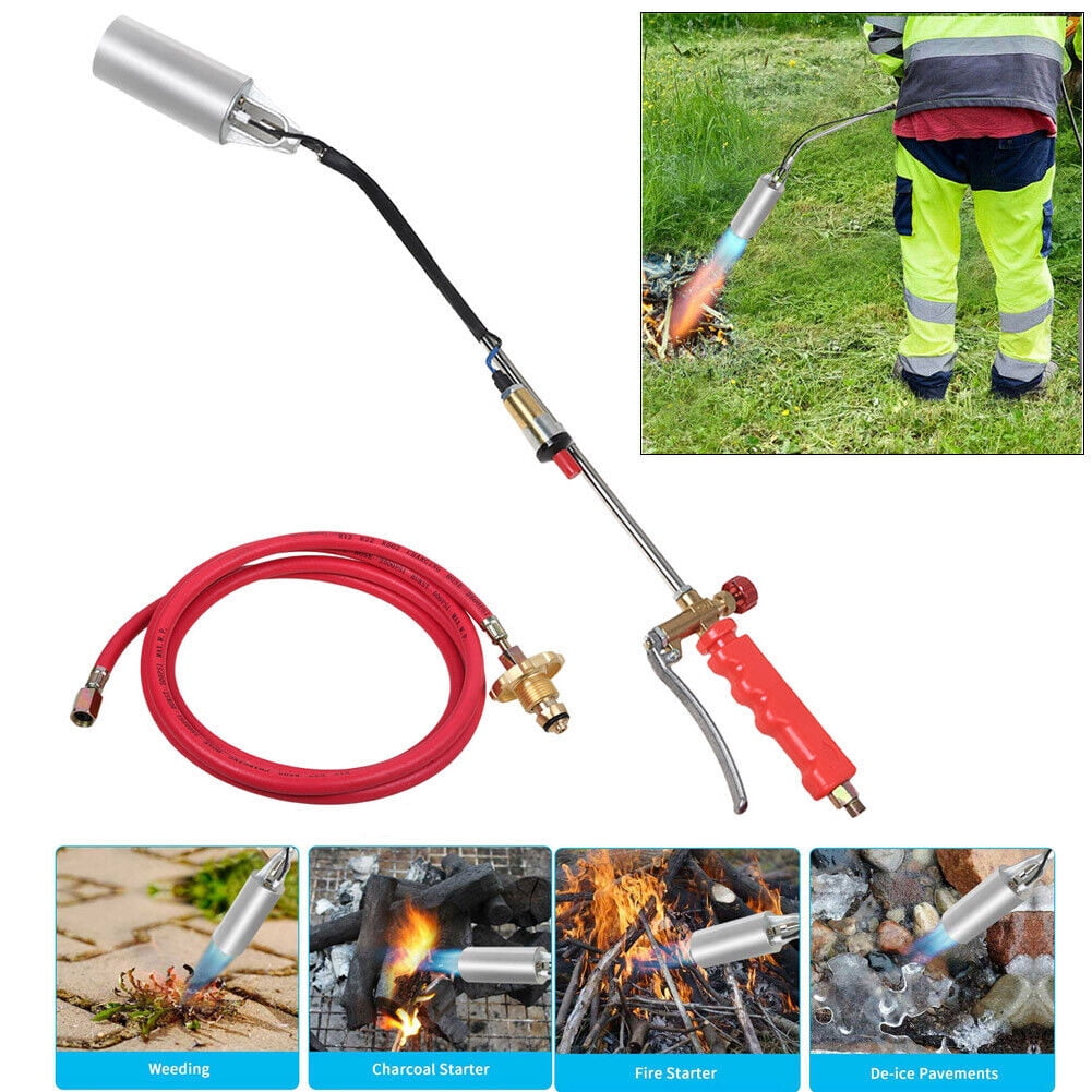 Rtmgob Propane Torch Weed Burner, Ice Melter Push Button Igniter with
