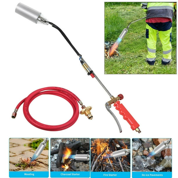 Rtmgob Propane Torch Weed Burner, Ice Melter Push Button Igniter with
