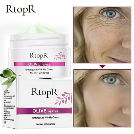 RtopR Olive Peptide Face Fine Line Reducer Firming Anti-Aging Anti Wrinkle Cream