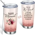 thumbnail image 1 of Rtteri 2024 Retirement Gifts for Women 20 oz Stainless Steel Tumbler with Lid Straw Brush Happy Retirement Goodbye Farewell Gift for Coworkers Teacher Police Nurse Doctor Travel Tumbler Mug, 1 of 6