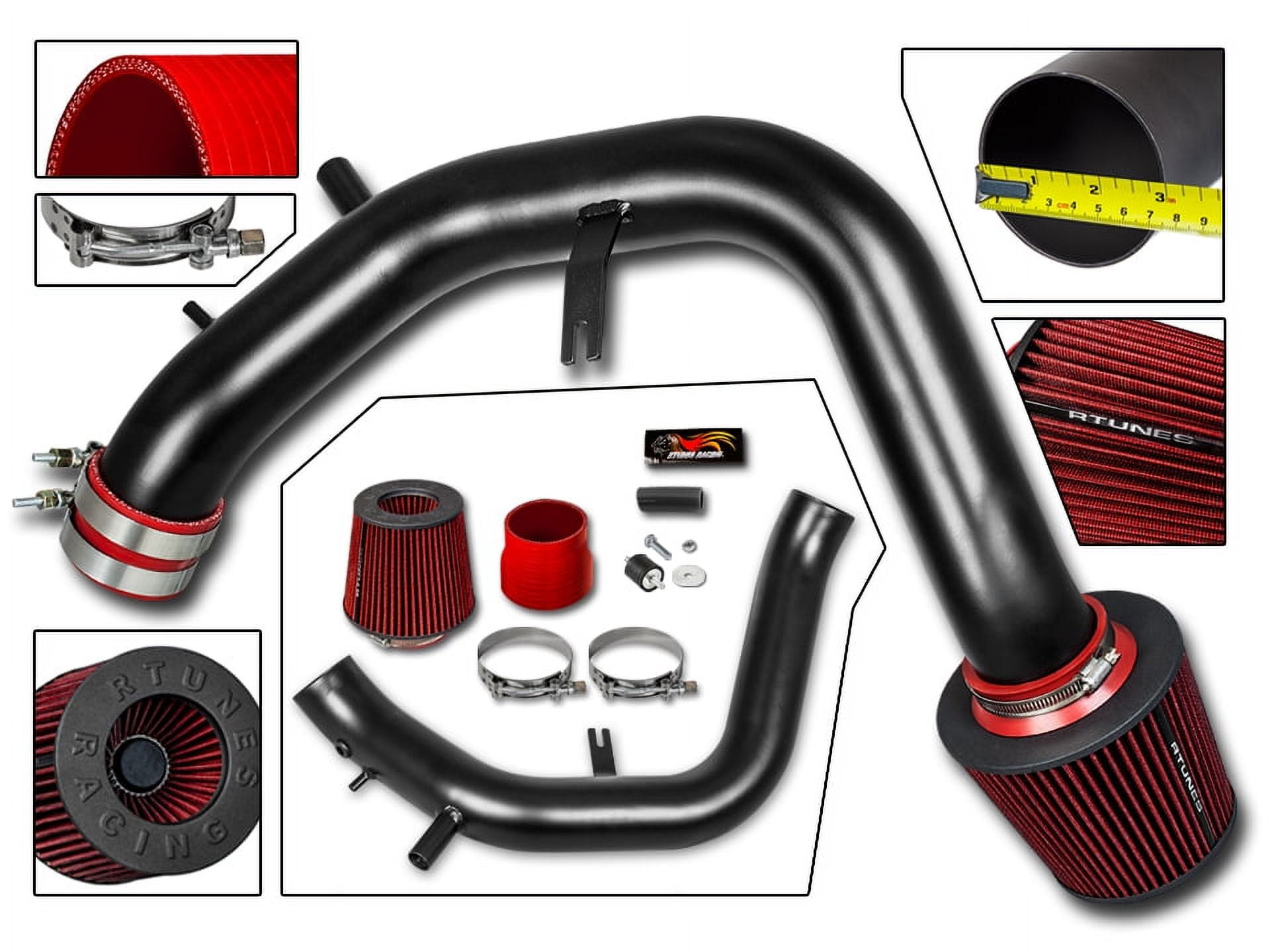 Rtunes Racing Black Cold Air Intake for 04-08 Acura TSX 2.4L - Walmart.com