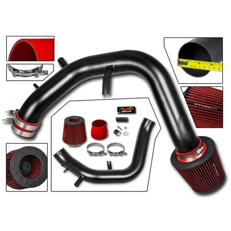 Rtunes Racing Black Cold Air Intake for 04-08 Acura TSX 2.4L