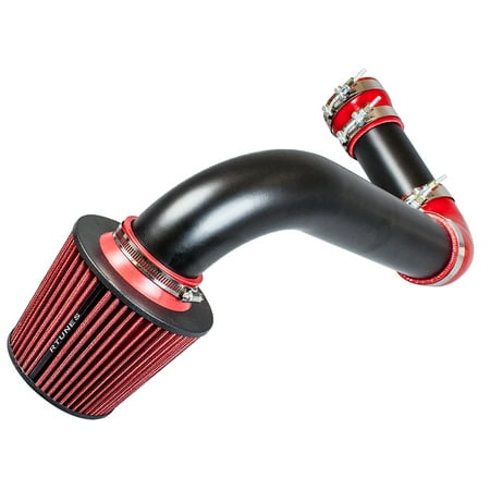 Rtunes Racing Black Cold Air Intake for 90-92 Pontiac Firebird 5.0L 5.7L