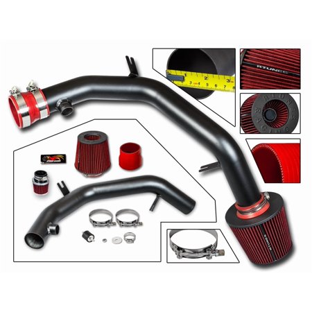 Rtunes Racing Black Cold Air Intake for 99-04 VW Golf Jetta GTI VR6
