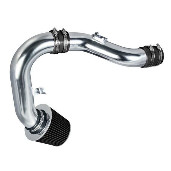 Rtunes Racing Cold Air Intake Kit + Filter Combo BLACK Compatible For 02-07 WRX/STI 2.0L/2.5L I4 Turbo