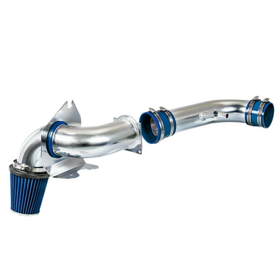 Rtunes Racing Cold Air Intake Kit + Filter Combo BLUE Compatible For 96-04 Compatible Ford Mustang 4.6L V8