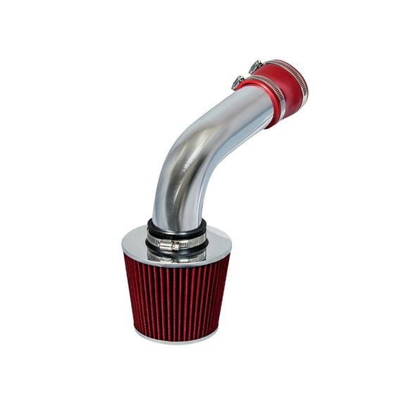 Rtunes Racing Cold Air Intake Airflow Induction Kit + Filter Combo RED Compatible For 92-94 VW Corrado SLC 2.8L V6 / 93-98 Jetta GLX, 2.8I VR6 V6