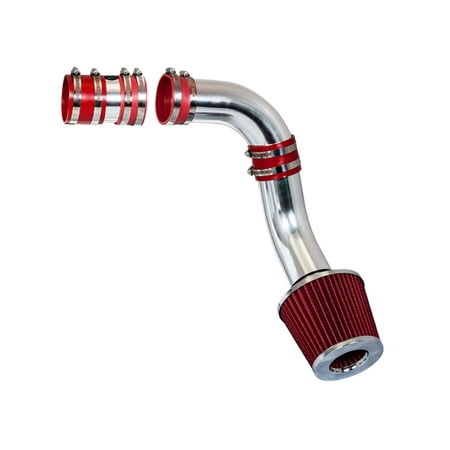 Rtunes Racing Cold Air Intake Kit + Filter Combo RED Compatible For 99-05 Pontiac Grand Am / 99-04 Oldsmobile Alero 3.4L V6